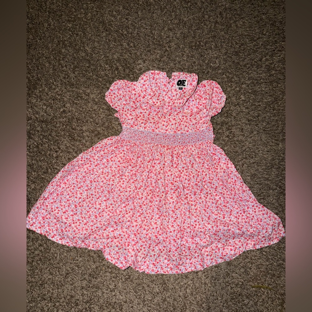 Question Everything Smocked Girls dress size 4-5